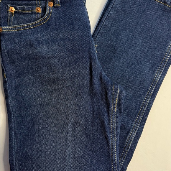 Levi's Other - Levi's Dark Blue Stretch Low Pro‎ Jeans with Red Label